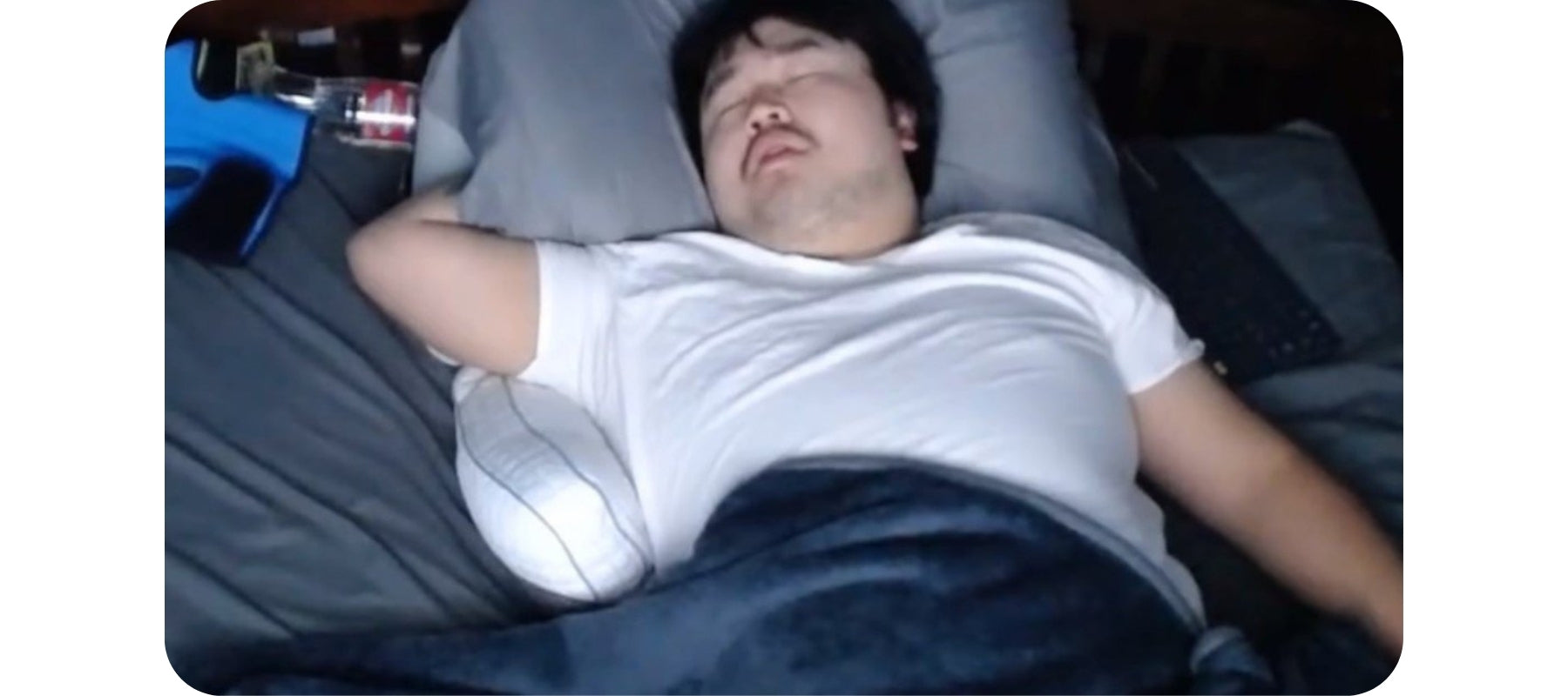 Asian Andy nuit de sommeil live Twitch.