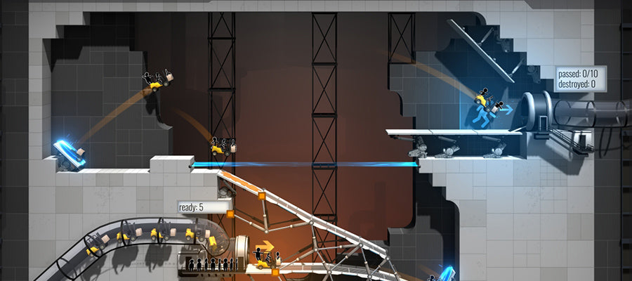 Le jeu Bridge Constructor Portal.
