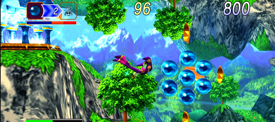 Le jeu NiGHTS Into Dreams.