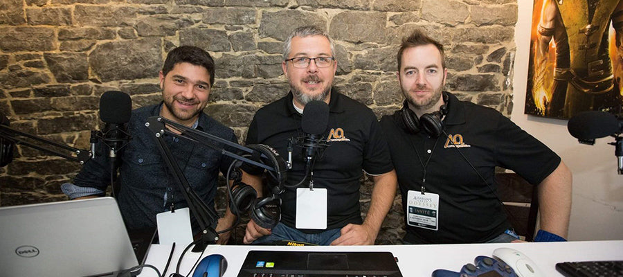 Stéphane, Jean-François and Guillaume of Arcade Québec.