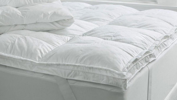 Feather and down mattress toppers