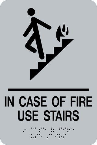 In Case of Fire Use Stairs – Western Safety Sign