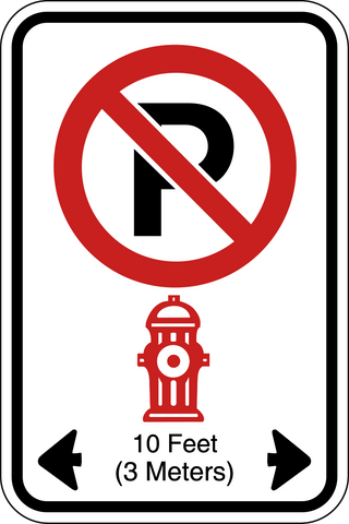 fire hydrant on sidewalk red fire lane no parking marking - Alquiler de coche en Estados Unidos - Foro USA y Canada