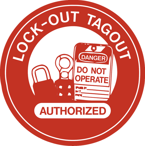 Lockout Tag out Authorized – Western Safety Sign