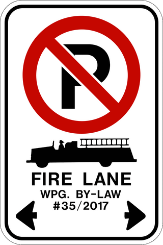 No Parking Fire Lane