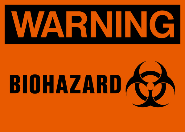 Warning - Biohazard – Western Safety Sign