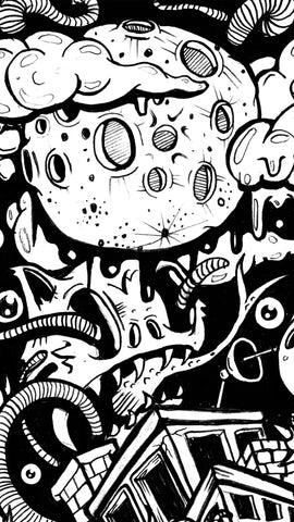 Outcry Monster Art Wallpaper 1