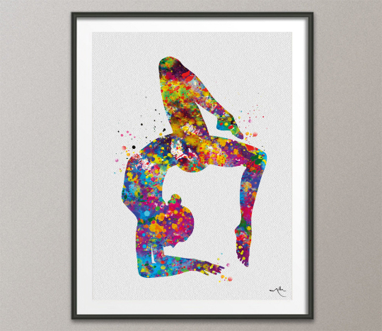 King Pigeon Pose Yoga Art Print Yoga Gifts, Yoga Studio Decor, Unique Gift  Ideas, Inspiration Art, 