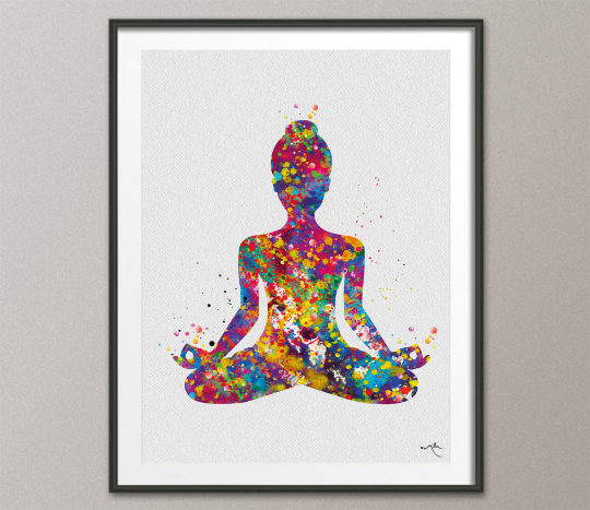 Buy Yoga Art, Yoga Sukhasana, Yoga Poster, Yoga Canvas, Yoga Print, Yoga  Watercolor, Yoga Studio, Yoga Decor, Yoga Wall Decor, Meditation-881 Online  in India 