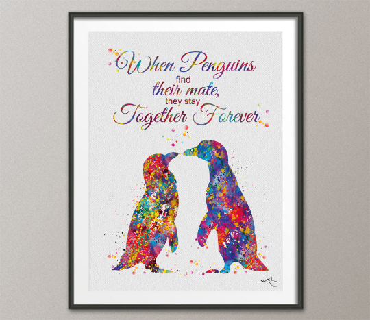 penguin love forever