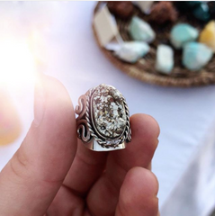 Pyrite ring