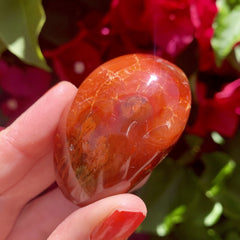 Carnelian tumble stone