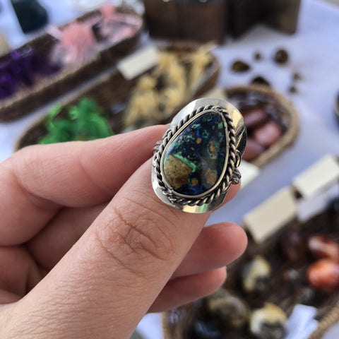 azurite ring