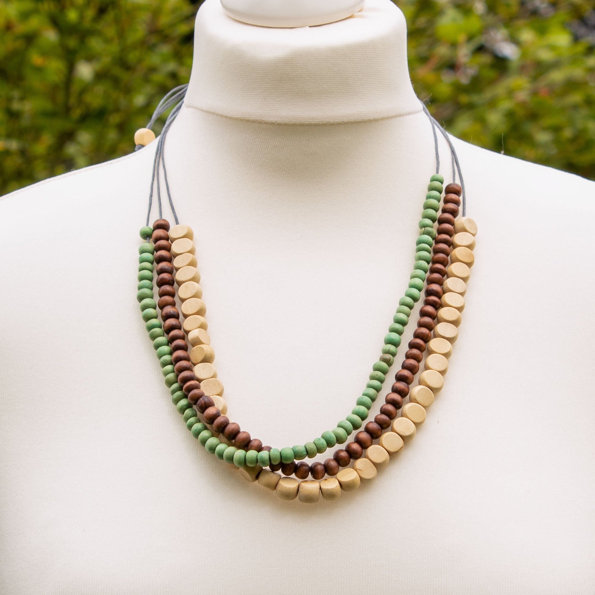Wooden Beads Antique Necklace - Fashionvalley