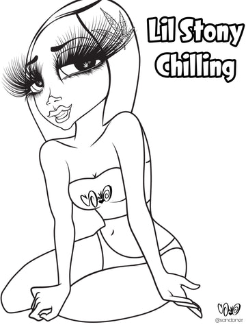 Sandoner Stony Chilling Coloring Page 