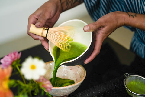 1 gram of matcha contains about 20-45 mg of caffeine.