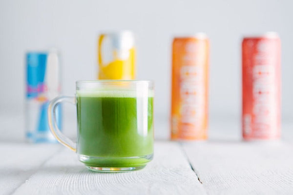 sugar free matcha compared to other energy drinks with added sugar, common energy drinks 