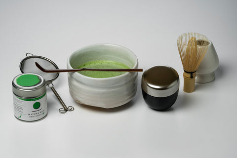 Highest End Organic Matcha Kit, Premium Matcha and Premium Utensils