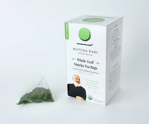 For matcha without the mess, gift someone matcha whole-leaf tea bags
