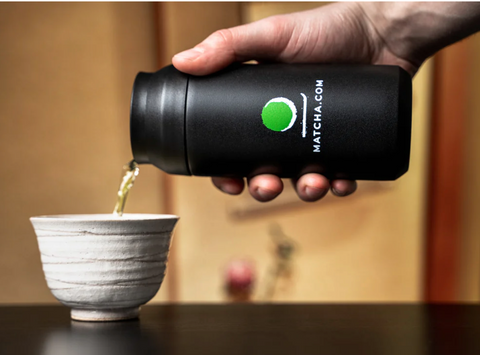 Stainless steel matcha tumbler is a great gift for a traveler or jet setter