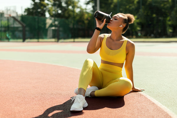 Easy to-go matcha with a shaker bottle