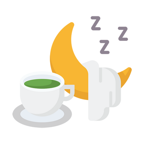 Matcha is a better choice for sleep health than coffee. Green tea for sleep health.