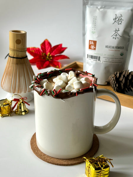 Hojicha hot chocolate recipe