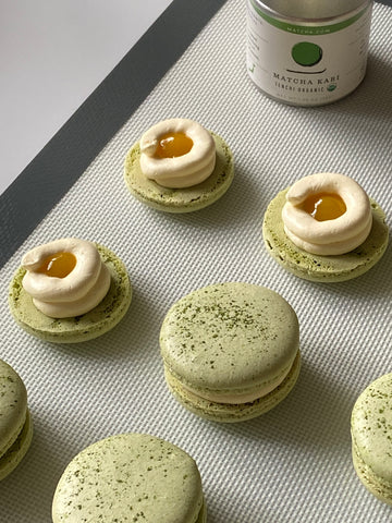 Matcha Macarons with Mango Buttercream Recipe