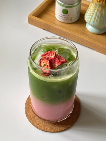 Recipe for Matcha Strawberry Acai Drink - Strawberry “Starbucks® Style” Pink Drink