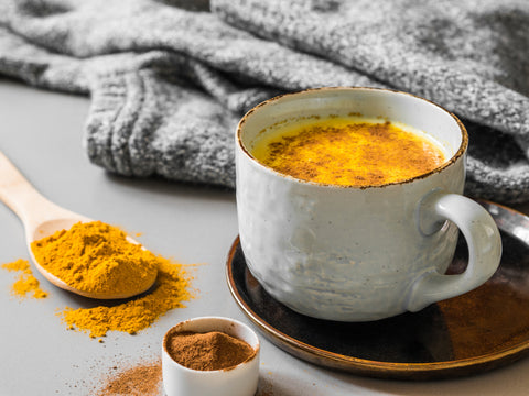 golden milk turmeric latte as a healthy alternative to coffee