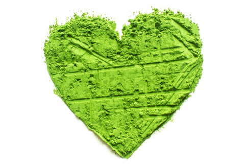 matcha and chlorophyll - the brighter the green pigment, the higher quality the matcha