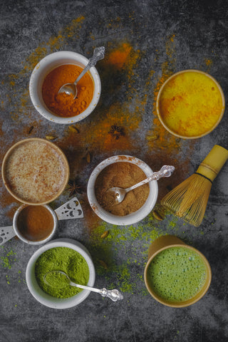 the combination of pumpkin and matcha spice creates an incredible flavor 