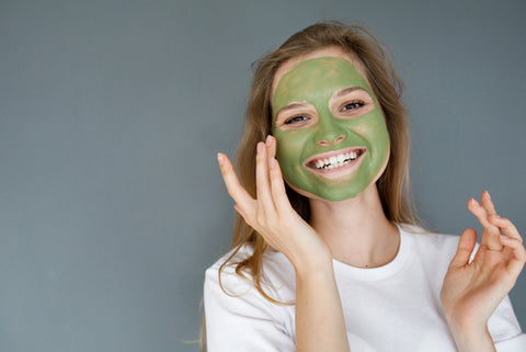 Matcha green tea in skincare and cosmetics. Matcha for skin health.