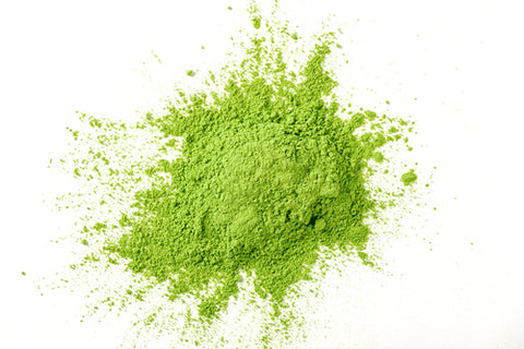 quality matcha is vibrant green