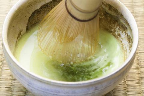 whisking matcha can be a form of moving meditation. practice mindfulness and prime yourself to meditate with matcha