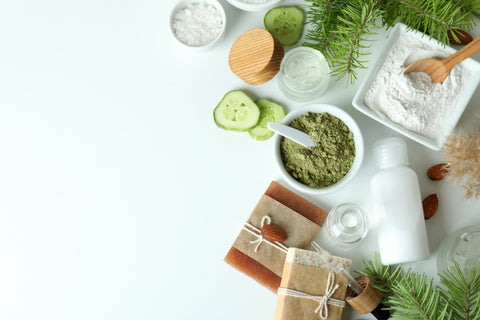 Powdered matcha in skincare and cosmetic products to improve skin health