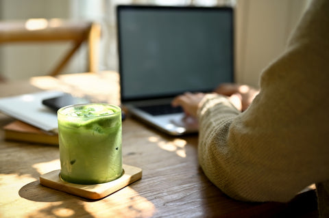 Enhancing concentration and focus with matcha green tea powder