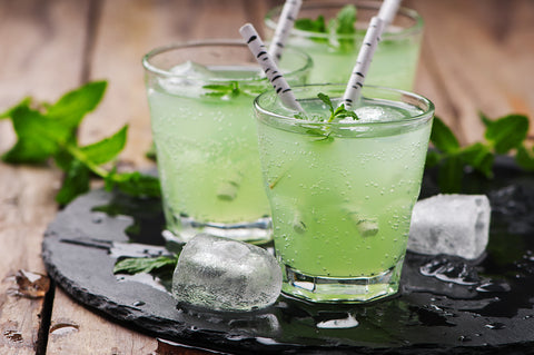 matcha green tea shot - adding a healthy twist into a shot glass?