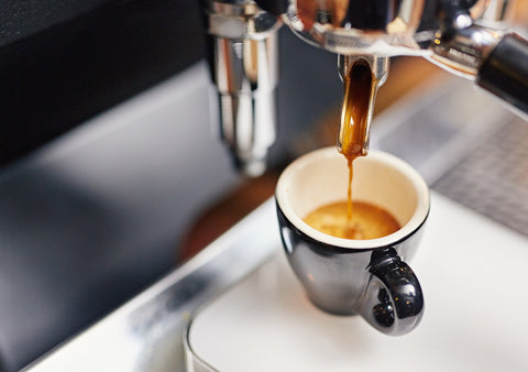 1 single shot of espresso (1 oz) contains around 65 mg of caffeine.