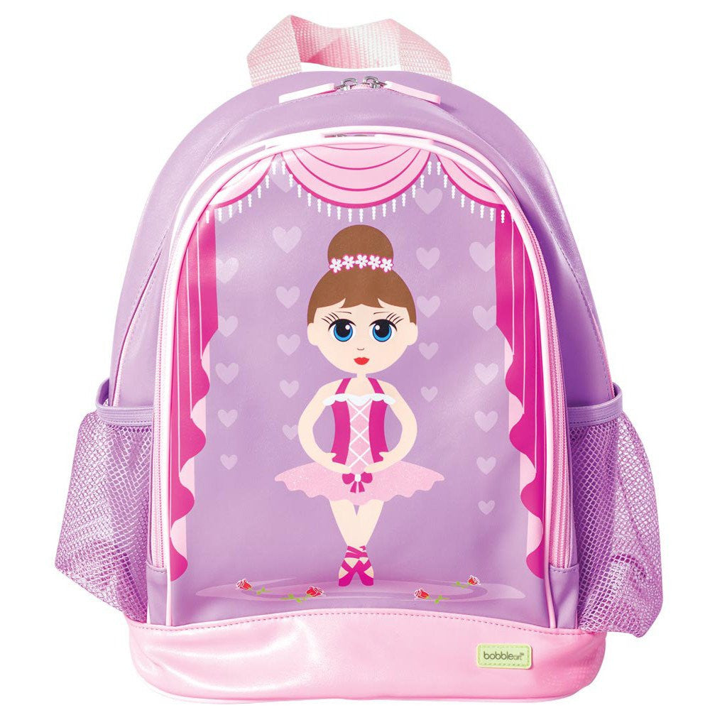 Bobble Art Backpack Ballerina - Large PVC backpack for kids – Kindygears
