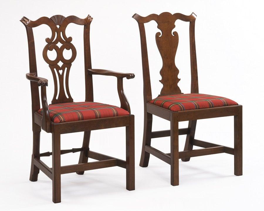 Chippendale Style Carved Arm Chairs Federalist