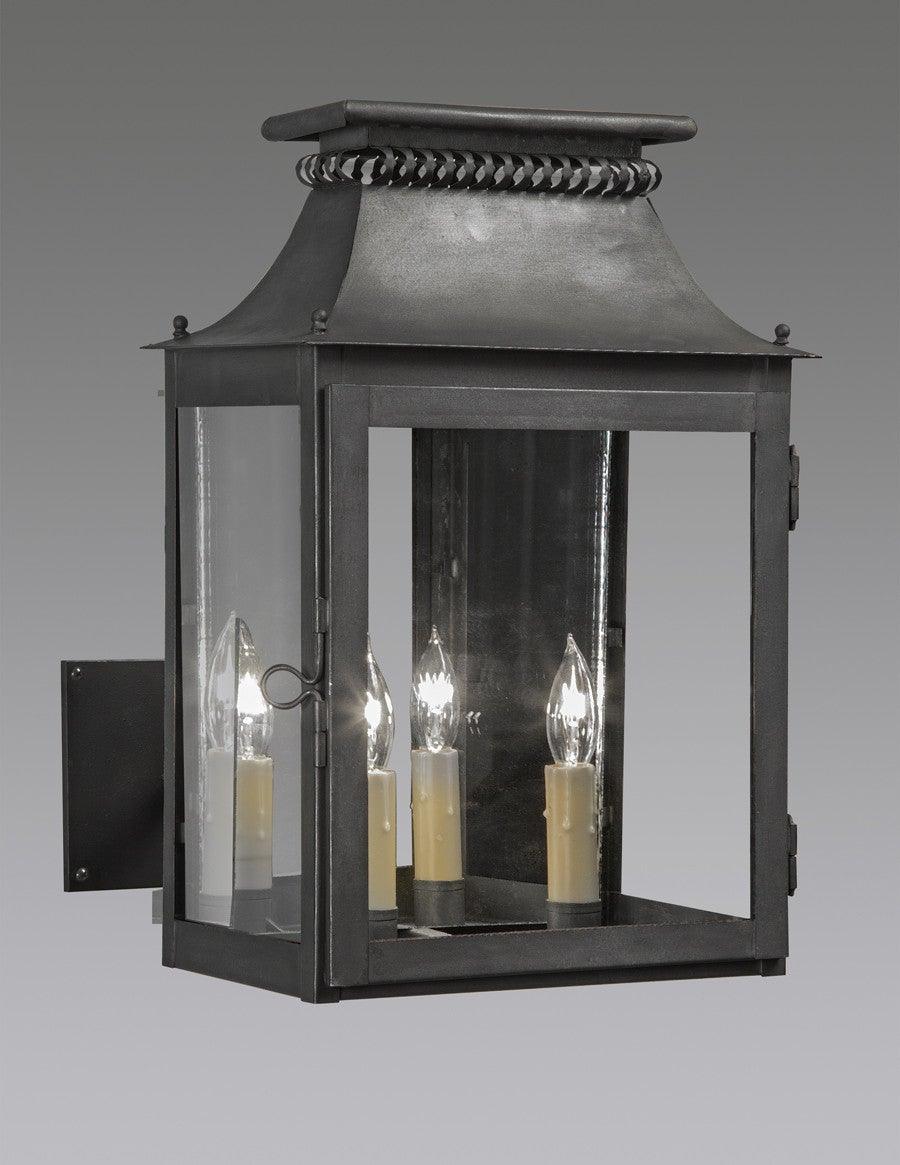 Cut Out Design Lantern With Extended Wall Bracket Federalist