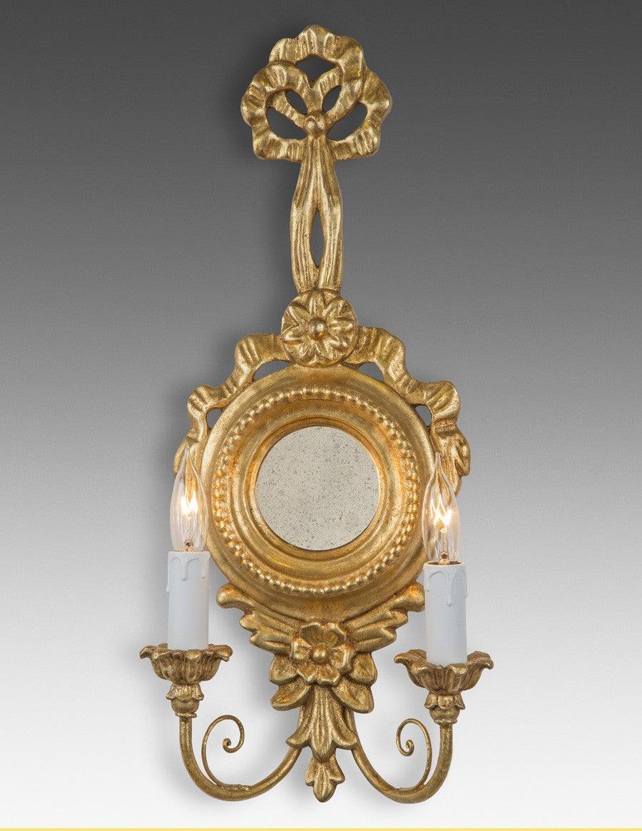 Mirror Scone With Bow And Rosette Design Lsfi 122 Federalist