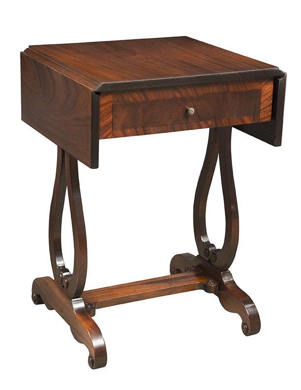 Duncan Phyfe Style Drop Leaf Side Table Fosts 70 Federalist