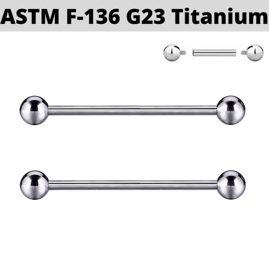 Wholesale Threaded 2 Titanium Pin Taper 14G 16G – APM