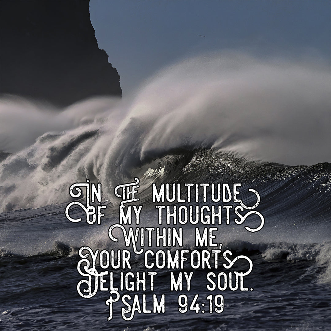 Psalm 94:19 - Your Comforts Delight My Soul