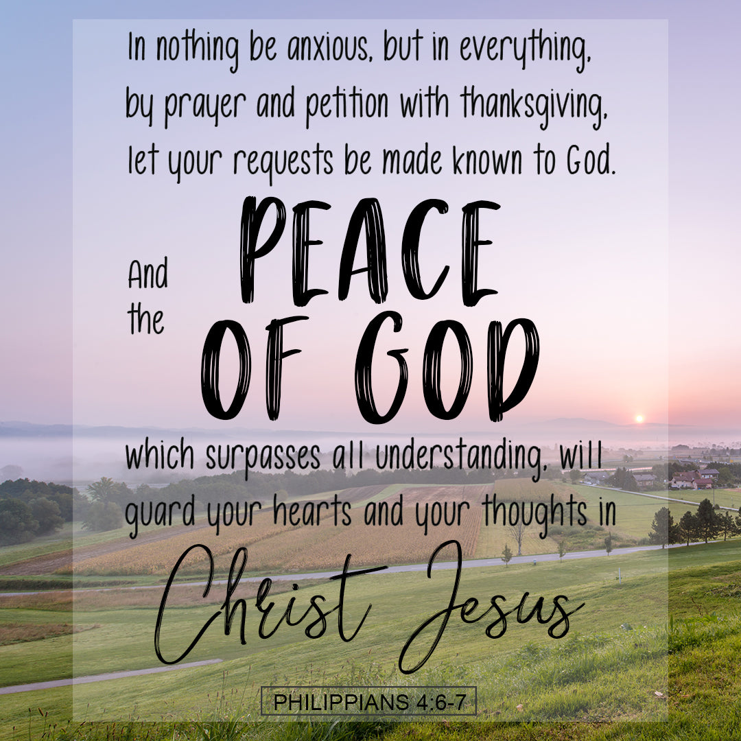 Philippians 46 7 Peace Of God Free Bible Verse Art
