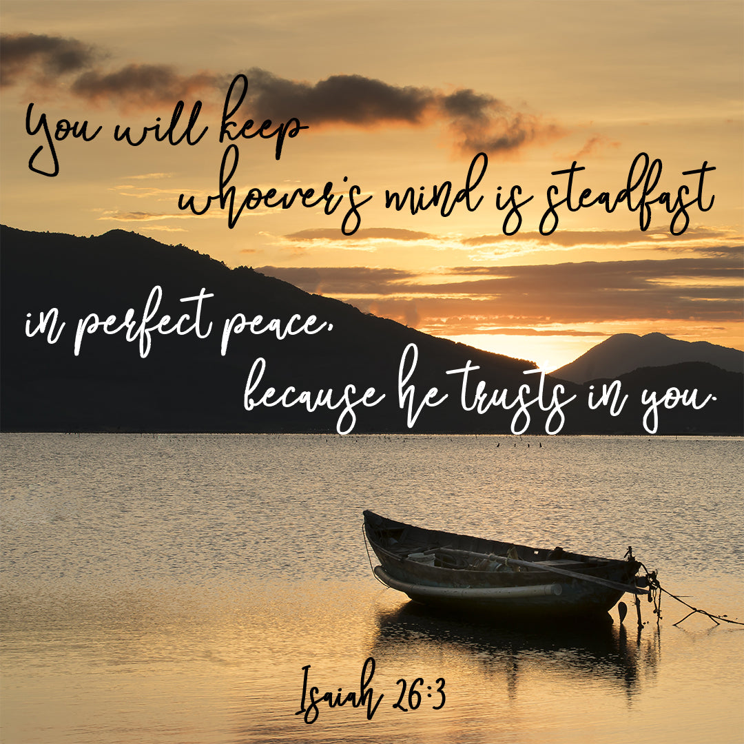 Isaiah 26:3 - Perfect Peace - Free Bible Verse Art ...