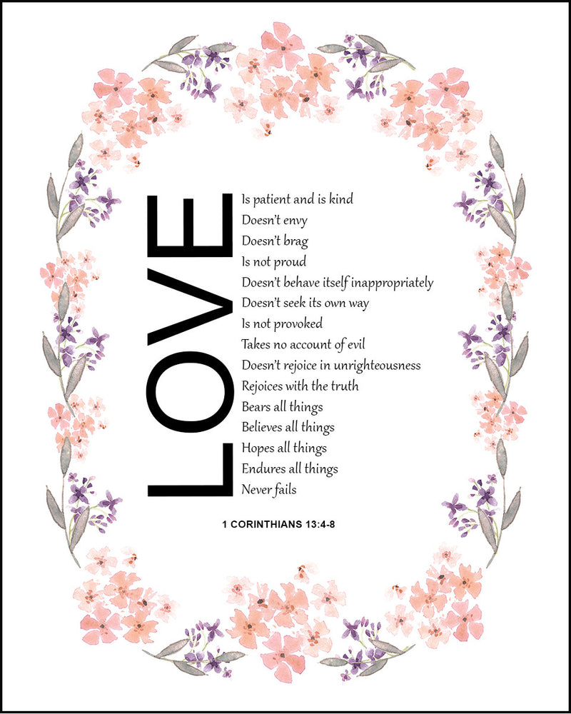 1 Corinthians 13:4 8 Love Is Patient Free Bible Verse Art Downloads