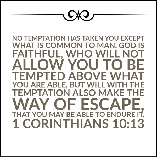 1 Corinthians 10 13 Temptation And Escape Free Download Bible Verses To Go
